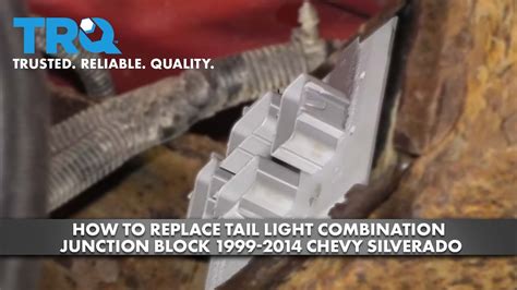 replacing tail light junction box in 2010 silverado|chevy silverado tail lights.